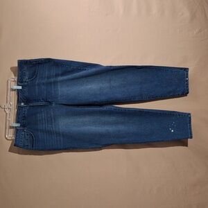 Women's Avenue Denim Skinny Jeans w/Stud Detail 18 Average